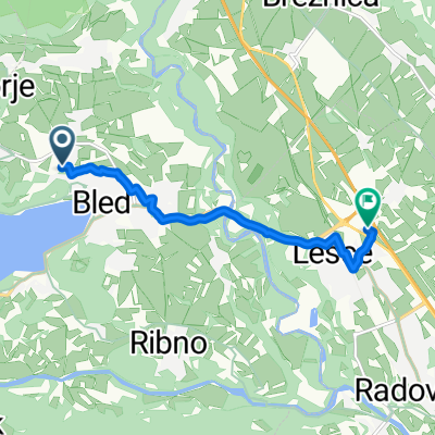 From Bled to Lesce