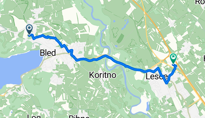 From Bled to Lesce