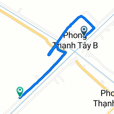 Đường Kinh 1, H. Phước Long to X. Phong Thạnh Tây B, H. Phước Long