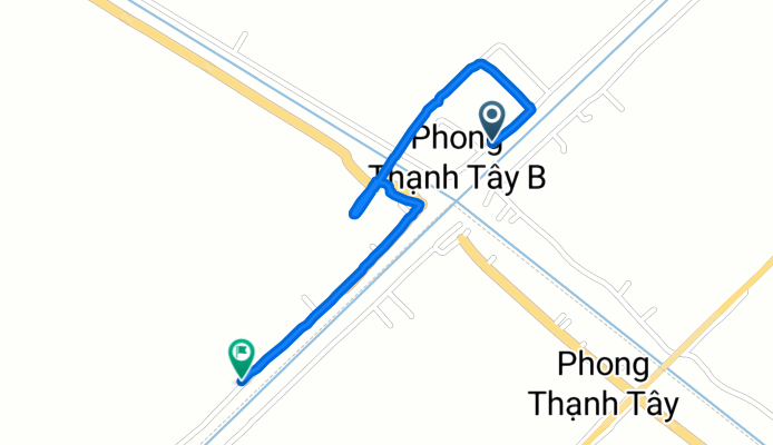 Đường Kinh 1, H. Phước Long to X. Phong Thạnh Tây B, H. Phước Long