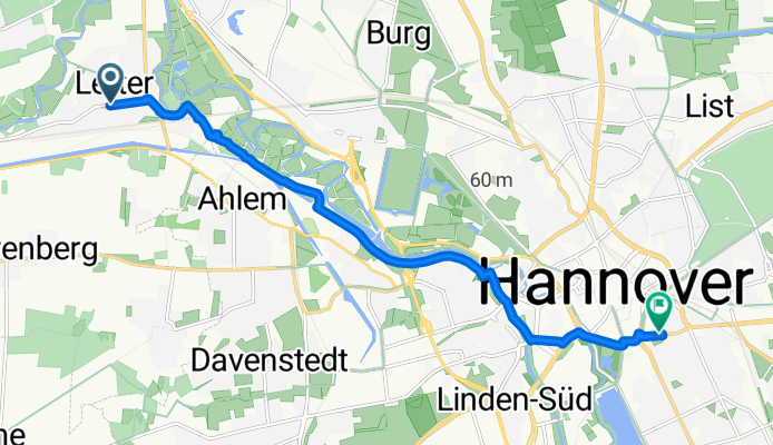 Im Sande, Seelze nach Marienstraße, Hannover