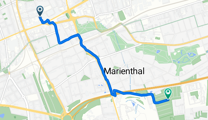 Brauhausstieg, Hamburg nach Stoltenstraße, Hamburg