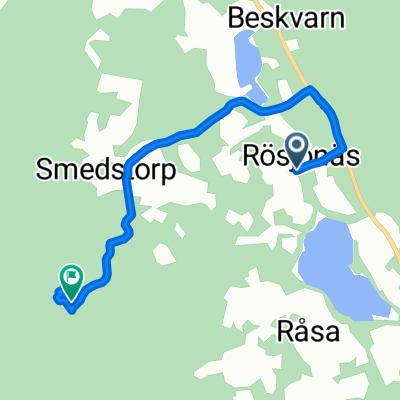 RÖSJÖNÄS nach Väg Utan Namn
