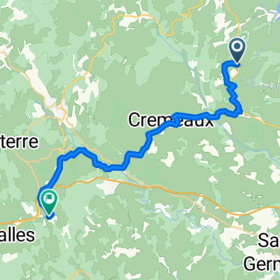 Route de Lamure, Bully nach Place de l'Église, Champoly