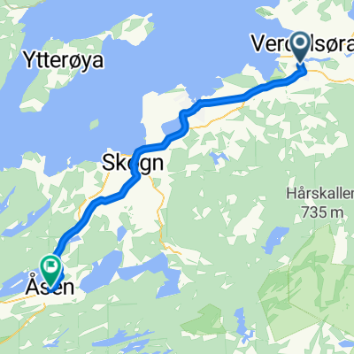 17 Verdal to Åsen