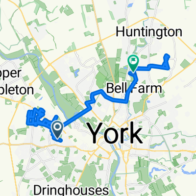 Burnsall Drive, York to Meadowfields Drive, York