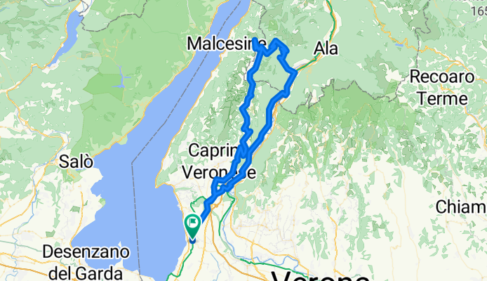 Route in Lazise