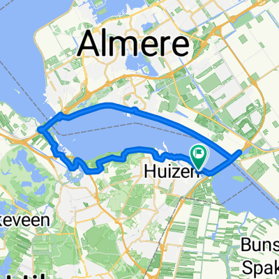 Rondje Gooimeer clockwise