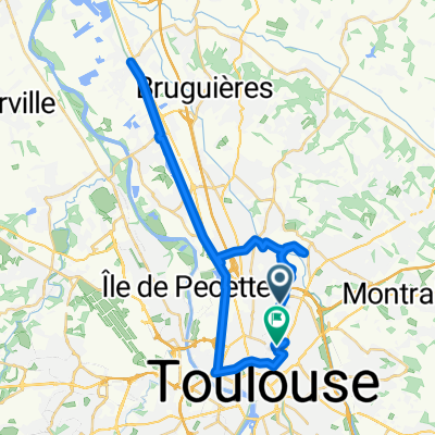 Rue Hubert Monloup to Chemin de Lapujade