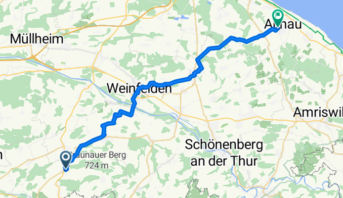 Vogelherdweg, Tägerschen nach Bahnhofstrasse, Altnau