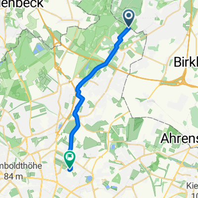 Sportliche Route