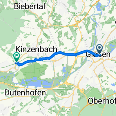 Neuen Bäue, Gießen nach Am Rühling, Lahnau