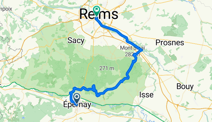 Rue Charuel, Épernay to Rue Jeanne d'Arc, Reims