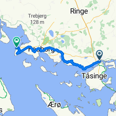 Brogade nach Bøjden Færgehavn (Faaborg Midtfyn)