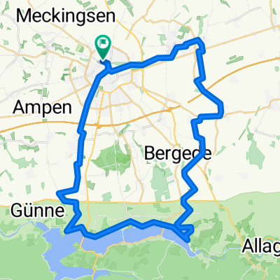 Herz-Route gegen den Uhrzeigersinn, Soest, Möhnesee, Bad Sassendorf