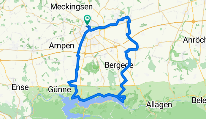 Herz-Route gegen den Uhrzeigersinn, Soest, Möhnesee, Bad Sassendorf