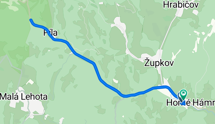 Horné Hámre do Horné Hámre