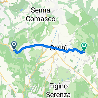 Da Fino Mornasco a Via Monte Nero