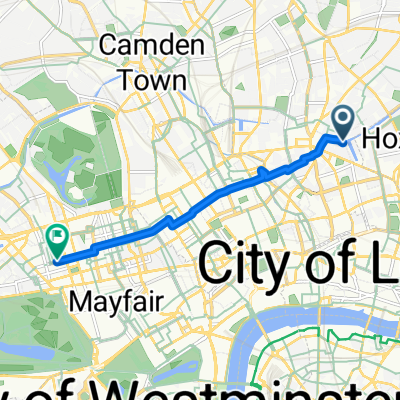 Graham Street, London to Wallenberg Place, London
