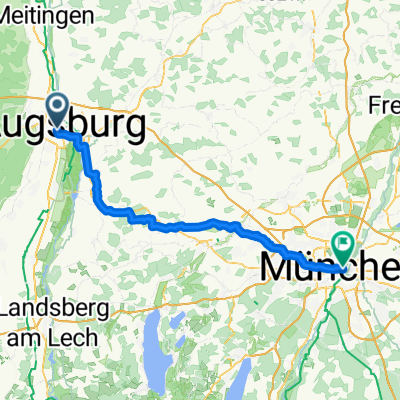 Augsburg nach München