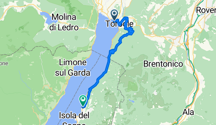 Via Gardesana, Arco a Piazza Statuto, Malcesine