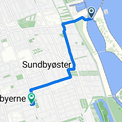 Øresundsstien, København S to Ahrenkildes Allé, København S