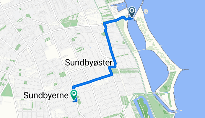 Øresundsstien, København S to Ahrenkildes Allé, København S