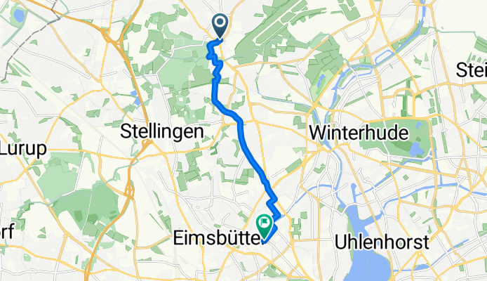 Garstedter Weg nach Hohe Weide