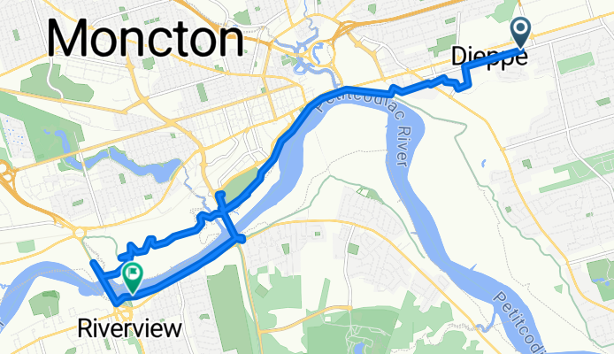 Rue Blanchard, Dieppe à Riverview