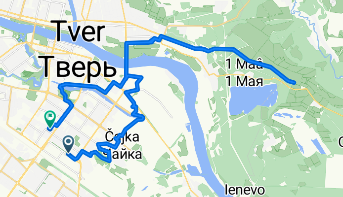 бульвар Цанова, Тверь до улица Александра Попова, Тверь