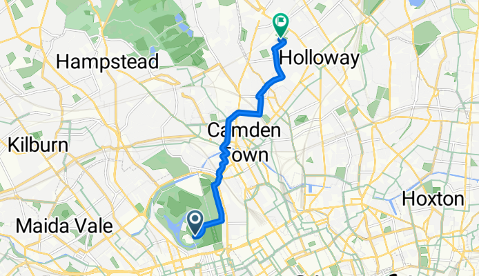 City of Westminster, London to Islington, London