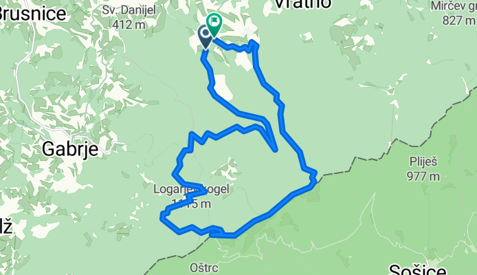 Gospodična, Trdinov vrh