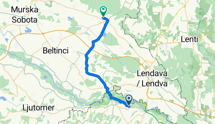 Hlapičina to Dobrovnik