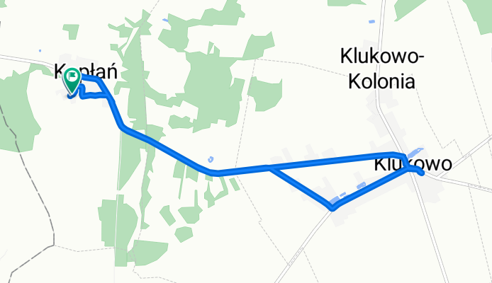 Kapłań 15, Klukowo do Kapłań 15, Klukowo