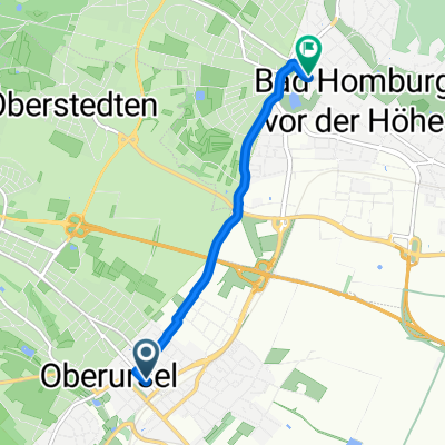 From Oberursel (Taunus) to Bad Homburg Vor Der Höhe