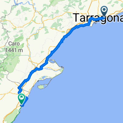 Passatge de la Platja Llarga, Tarragona naar Plaça de Sant Bartomeu, Benicarló