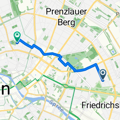 Richard-Sorge-Straße, Berlin nach Weinbergsweg, Berlin