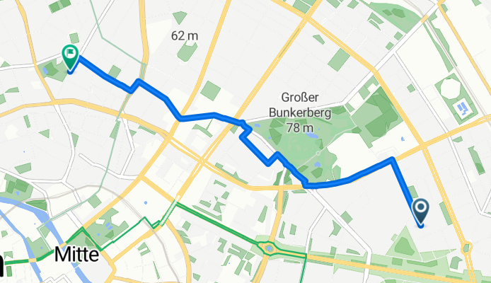 Richard-Sorge-Straße, Berlin nach Weinbergsweg, Berlin