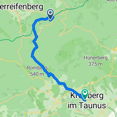 From Oberursel (Taunus) to Kronberg im Taunus