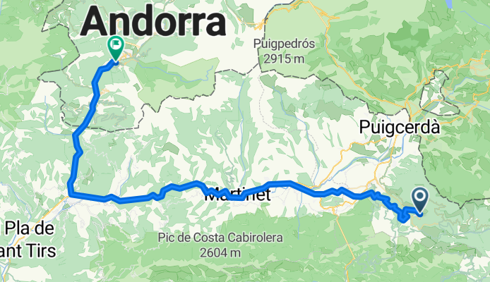 Etapa 11 - de La Molina a Andorra la Vieja