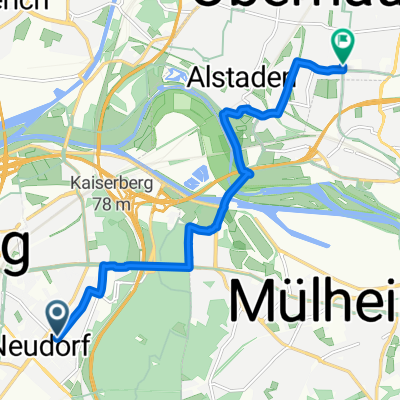 Gneisenaustraße nach Martin-Heix-Platz 1A