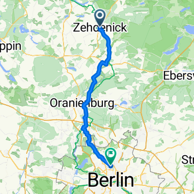 Schleusenstraße, Zehdenick nach Kattegatstraße, Berlin