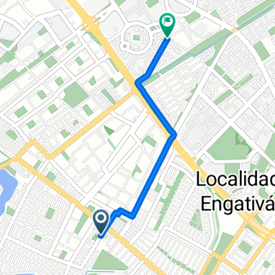 De Calle 70d # 105A-43 a Calle82 # 112F-10