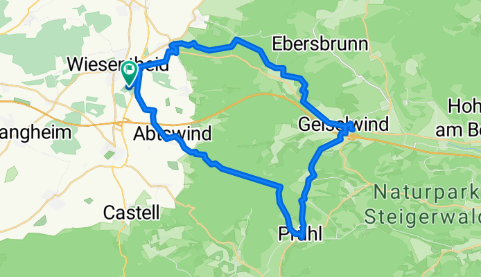 Alte Abtswinder Straße nach Alte Abtswinder Straße