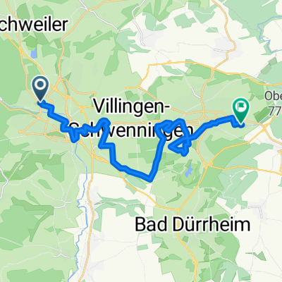 Hornberger Straße, Villingen-Schwenningen nach In Rammelswiesen, Villingen-Schwenningen