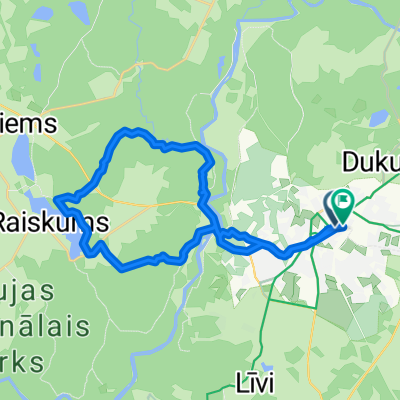 Raunas iela 3A to Stacijas laukums