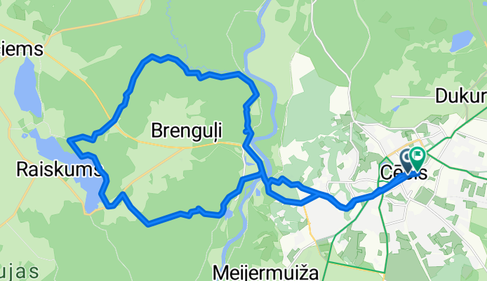 Raunas iela 3A to Stacijas laukums