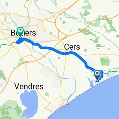 Von Portiragnes bis Béziers