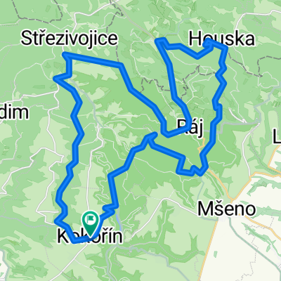 Kokorin Castle – View at the Kokorin Castle loop from Kokořín