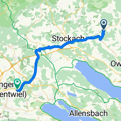 Am Josenberg, Hohenfels nach Alusingen-Weg, Singen (Hohentwiel)